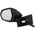Driver Side Mirror, Power Adjust, Heated, Manual Folding, Paintable, No Signal Light, No Memory, No Puddle Light, No Auto-Dim, With Blind Spot Detection in Glass