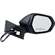Passenger Side Mirror, Power Adjust, Heated, Manual Folding, Paintable, No Signal Light, Without Memory Recall, No Puddle Light, No Auto-Dimming, With Blind Spot Detection in Glass