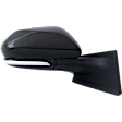 Passenger Side Mirror, Power Adjust, Heated, Manual Folding, Paintable, No Signal Light, Without Memory Recall, No Puddle Light, No Auto-Dimming, With Blind Spot Detection in Glass