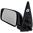Driver Side Mirror, Manual Adjust, Manual Folding, Non-Heated, Textured Black, No Signal Light, No Memory, No Puddle Light, No Auto-Dimming, No Blind Spot Feature