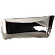 Rear, Passenger Side Bumper End, Chrome Steel