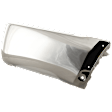 Rear, Passenger Side Bumper End, Chrome Steel