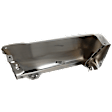Rear, Passenger Side Bumper End, Chrome Steel