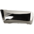 Rear, Driver Side Bumper End, Chrome Steel