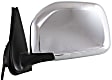 Driver Side Mirror, Power, Manual Folding, Non-Heated, Chrome, No Signal Light, No Memory, No Puddle Light, No Auto-Dimming, No Blind Spot Feature