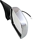 Passenger Side Mirror, Power, Manual Folding, Non-Heated, Chrome, No Signal Light, No Memory, No Puddle Light, No Auto-Dimming, No Blind Spot Feature