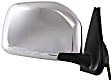 Passenger Side Mirror, Power, Manual Folding, Non-Heated, Chrome, No Signal Light, No Memory, No Puddle Light, No Auto-Dimming, No Blind Spot Feature