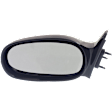 Driver Side Mirror, Manual Adjust, Non-Folding, Non-Heated, Paintable, No Signal Light, No Memory, No Puddle Light, No Auto-Dimming, No Blind Spot Feature