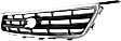 Grille Assembly, Chrome Shell with Painted Silver Black Insert
