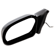 Sedan Driver Side Mirror, Manual Adjust, Non-Heated, Non-Folding, Textured Black, No Signal Light, No Memory, No Puddle Light, No Auto-Dim, No Blind Spot Feature