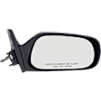 Passenger Side Mirror, Manual Adjust, Non-Heated, Non-Folding, Paintable, No Signal Light, No Memory, No Puddle Light, No Auto-Dim, No Blind Spot Feature