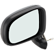 Driver Side Mirror, Power Adjust, Manual Folding, Non-Heated, Textured Black, No Signal Light, No Memory, No Puddle Light, No Auto-Dimming, No Blind Spot Feature