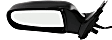 Driver Side Mirror, Power Adjust, Non-Heated, Manual Folding, Paintable, No Signal Light, No Memory, No Puddle Light, No Auto-Dimming, No Blind Spot Feature