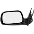 Driver Side Mirror, Power Adjust, Manual Folding, Non-Heated, Paintable, In-housing Signal Light, No Memory, Puddle Light, Auto-Dimming, and Blind Spot Feature, Japan Built Vehicle