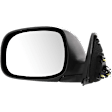2000-2006 Toyota Tundra - Driver Side Mirror, Power Adjust, Non-Heated, Manual Folding, Chrome, No Signal Light, Without Memory Recall, No Puddle Light, No Auto-Dimming, No Blind Spot Feature
