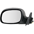 Extended Cab Pickup Driver Side Mirror, Power Adjust, Non-Heated, Manual Folding, Paintable, No Signal Light, No Memory, No Puddle Light, No Auto-Dimming, No Blind Spot Feature