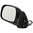 Extended Cab Pickup Driver Side Mirror, Power Adjust, Non-Heated, Manual Folding, Paintable, No Signal Light, No Memory, No Puddle Light, No Auto-Dimming, No Blind Spot Feature