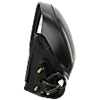 Extended Cab Pickup Driver Side Mirror, Power Adjust, Non-Heated, Manual Folding, Paintable, No Signal Light, No Memory, No Puddle Light, No Auto-Dimming, No Blind Spot Feature