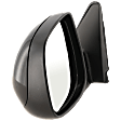 Extended Cab Pickup Driver Side Mirror, Power Adjust, Non-Heated, Manual Folding, Paintable, No Signal Light, No Memory, No Puddle Light, No Auto-Dimming, No Blind Spot Feature
