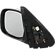 Driver Side Mirror, Power Adjust, Heated, Manual Folding, Paintable, No Signal Light, No Memory, No Puddle Light, No Auto-Dim, No Blind Spot Feature