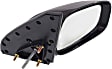 2003-2008 Toyota Matrix - Passenger Side Mirror, Manual Adjust, Non-Folding, Non-Heated, Paintable, No Signal Light, No Memory, No Puddle Light, No Auto-Dimming, No Blind Spot Feature