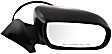 Passenger Side Mirror, Power, Manual Folding, Non-Heated, Textured Black, No Signal Light, No Memory, No Puddle Light, No Auto-Dimming, No Blind Spot Feature
