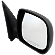 Passenger Side Mirror, Manual Adjust, Manual Folding, Non-Heated, Textured Black, No Signal Light, No Memory, No Puddle Light, No Auto-Dimming, No Blind Spot Feature