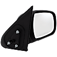 Passenger Side Mirror, Manual Adjust, Manual Folding, Non-Heated, Textured Black, No Signal Light, No Memory, No Puddle Light, No Auto-Dimming, No Blind Spot Feature