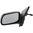 Driver Side Mirror, Manual Adjust, Manual Folding, Non-Heated, Textured Black, No Signal Light, No Memory, No Puddle Light, No Auto-Dimming, No Blind Spot Feature, Base Model