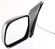 Driver Side Mirror, Power Adjust, Manual Folding, Heated, Textured Black, No Signal Light, No Memory, No Puddle Light, No Auto-Dimming, No Blind Spot Feature