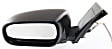 Driver Side Mirror, Power Adjust, Manual Folding, Heated, Textured Black, No Signal Light, No Memory, No Puddle Light, No Auto-Dimming, No Blind Spot Feature