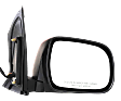 2004-2010 Toyota Sienna - Passenger Side Mirror, Power, Manual Folding, Heated, Textured Black, No Signal Light, No Memory, No Puddle Light, No Auto-Dimming, No Blind Spot Feature