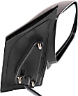 2004-2010 Toyota Sienna - Passenger Side Mirror, Power, Manual Folding, Heated, Textured Black, No Signal Light, No Memory, No Puddle Light, No Auto-Dimming, No Blind Spot Feature