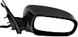 2004-2010 Toyota Sienna - Passenger Side Mirror, Power, Manual Folding, Heated, Textured Black, No Signal Light, No Memory, No Puddle Light, No Auto-Dimming, No Blind Spot Feature