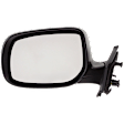 Hatchback Driver Side Mirror, Manual Adjust, Non-Heated, Manual Folding, Paintable, No Signal Light, No Memory, No Puddle Light, No Auto-Dim, No Blind Spot Feature