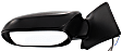 2007-2012 Toyota Yaris - Sedan Driver Side Mirror, Power Adjust, Non-Heated, Manual Folding, Paintable, No Signal Light, No Memory, No Puddle Light, No Auto-Dimming, No Blind Spot Feature