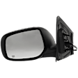 Driver Side Mirror, Power Adjust, Heated, Manual Folding, Paintable, No Signal Light, Without Memory Recall, No Puddle Light, No Auto-Dimming, No Blind Spot Feature