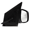2010 Toyota Corolla - Passenger Side Mirror, North America Built Vehicle, Power Adjust, Heated, Paintable, Manual Folding, No Signal Light, No Blind Spot Feature, No Memory, No Puddle Light, No Auto-Dimming