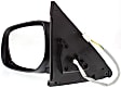 Driver Side Mirror, Power, Manual Folding, Non-Heated, Paintable, No Signal Light, No Memory, No Puddle Light, No Auto-Dimming, No Blind Spot Feature