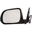 2013 Toyota Highlander - Driver Side Mirror, Power Adjust, Non-Heated, Paintable, Manual Folding, No Signal Light, No Blind Spot Feature, No Memory, No Puddle Light, No Auto-Dimming