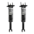 2-15386-001 Rear, Driver and Passenger Side Fully Loaded Strut, Convertible