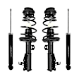 4-11027-251340-001 Front and Rear, Driver and Passenger Side Shock and Fully Loaded Strut, FWD