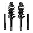 4-11100-257010-001 Front and Rear, Driver and Passenger Side Shock and Fully Loaded Strut