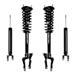 4-11225-256500-001 Front and Rear, Driver and Passenger Side Shock and Fully Loaded Strut