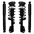 4-11233-251140-001 Front and Rear, Driver and Passenger Side Shock and Fully Loaded Strut