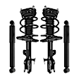 4-11255-254060-001 Front and Rear, Driver and Passenger Side Shock and Fully Loaded Strut