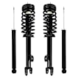 4-11280-253600-001 Front and Rear, Driver and Passenger Side Shock and Fully Loaded Strut, RWD