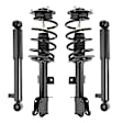 4-11287-259170-001 Front and Rear, Driver and Passenger Side Shock and Fully Loaded Strut
