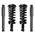 4-11300-255040-001 Front and Rear, Driver and Passenger Side Shock and Fully Loaded Strut, 4WD