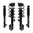 4-11365-259060-001 Front and Rear, Driver and Passenger Side Shock and Fully Loaded Strut, FWD